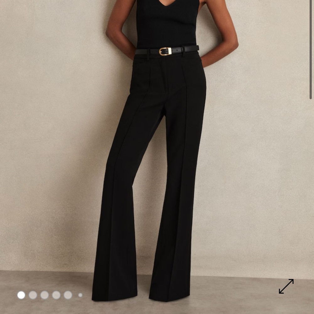 REISS Flared Gabi Black Women's Pants US 4 - New With Tags